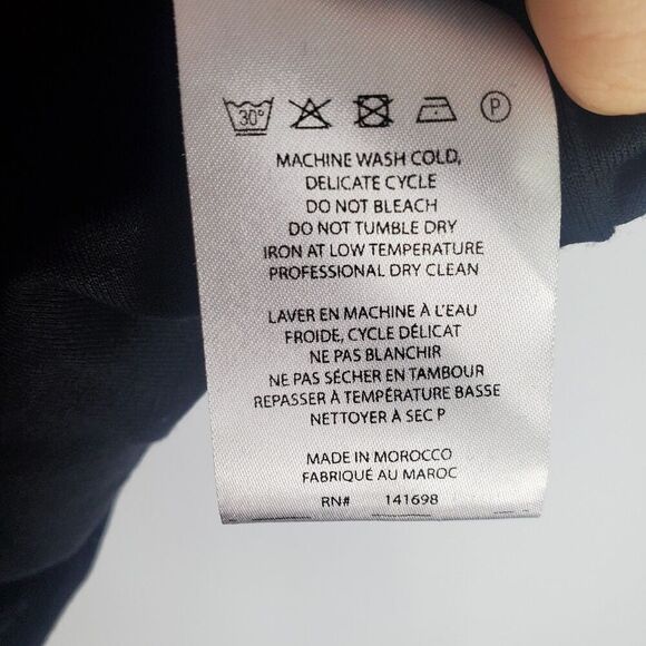 Ramy Brook Regina Black Velvet Printed Bodysuit - Size XXS - Picture 9 of 10